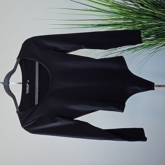 Abercrombie & Fitch Tops - Abercrombie & Fitch Scoop Neck Long Sleeve Bodysuit